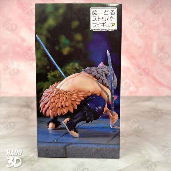 Inosuke Hashibira Demon Slayer: Kimetsu No Yaiba Noodle Stopper Furyu NEW - Picture 3 of 7